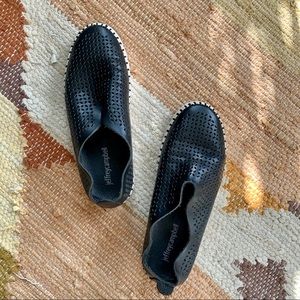 *Jeffrey Campbell* Leather Slip On Sneakers